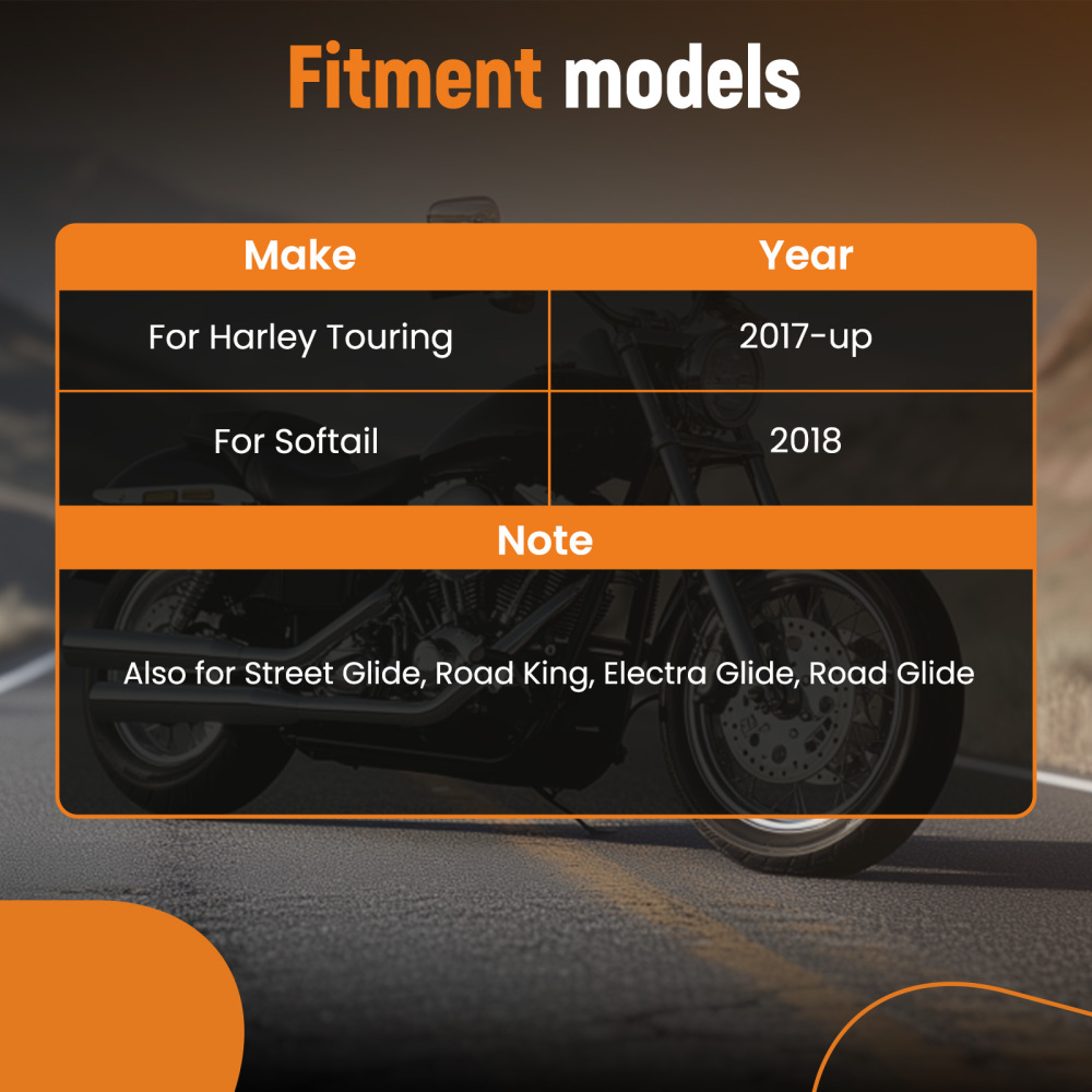 Red Air Cleaner Filter Aluminum compatible for Harley Touring 2017-up Softail 2018