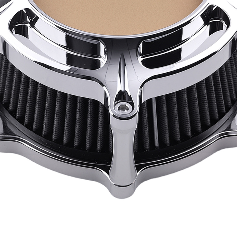 New Air Cleaner Filter Aluminum For compatible for Harley XL compatible for Sportster 2004-up Black