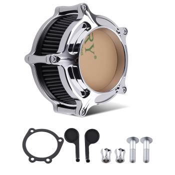 New Air Cleaner Filter Aluminum For compatible for Harley XL compatible for Sportster 2004-up Black