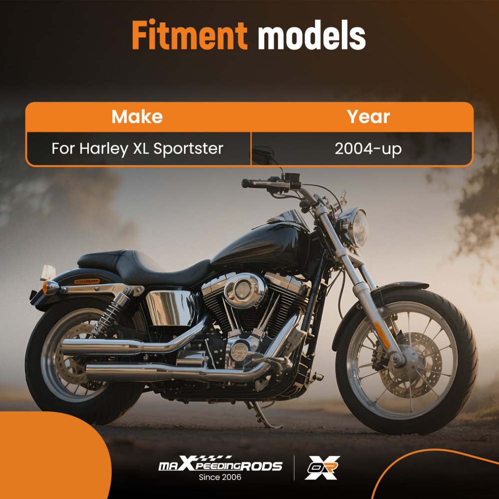 New Air Cleaner Filter Aluminum For compatible for Harley XL compatible for Sportster 2004-up Black