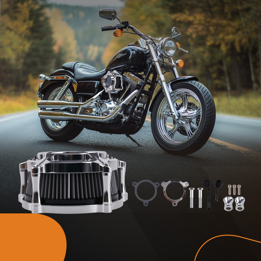 New Air Intake Assembly compatible for Harley Street Glide Road Glide 2017-up Aluminum
