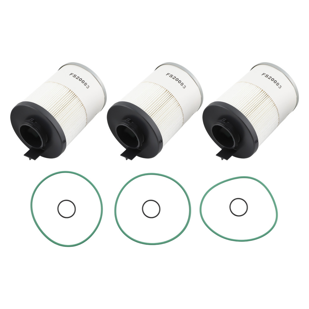 3 Pcs Fuel Water Separator Filter compatible for Freightliner Cascadia FS20083 A0000905051