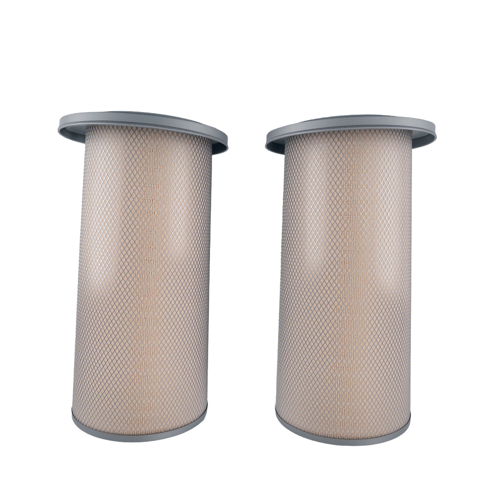 2× Engine Air Filter compatible for Kenworth Mack Peterbilt LAF3551 46883 AF1968 PA2705