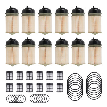 Fuel Filter Package compatible for Freightliner M2 112 compatible for Western Star 4700 PF9908 2013-2019