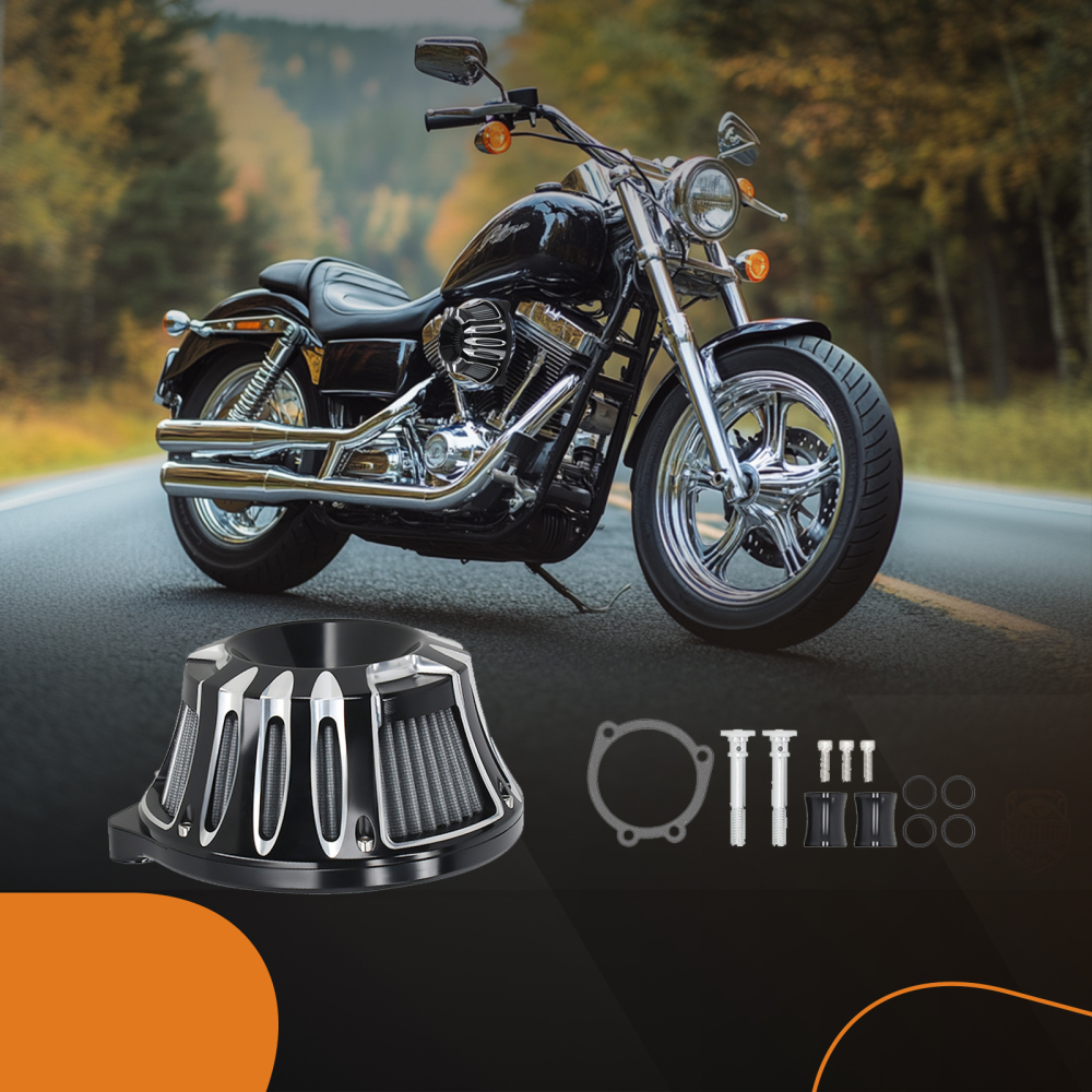 Air Cleaner Intake compatible for Harley Touring Road King FLHX Street Glide Electra 2006