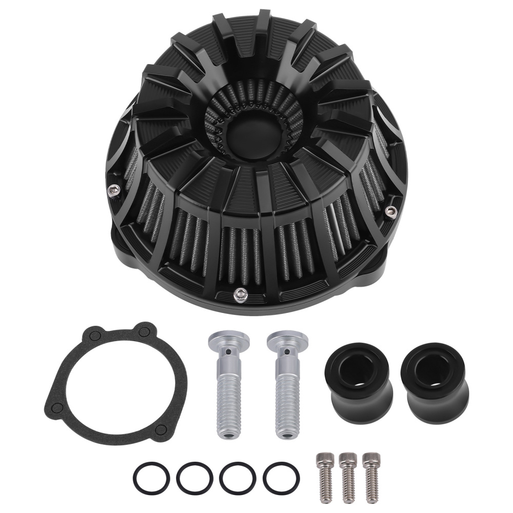 Air Cleaner Intake Kit compatible for Harley Touring Road King FLHX Street Glide Electra