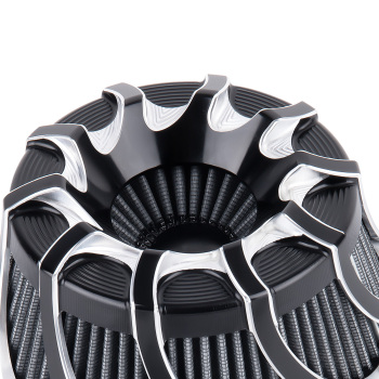 Air Cleaner Intake Filter compatible for Harley Dyna FXDLS Touring 2008-16 Softail C Style