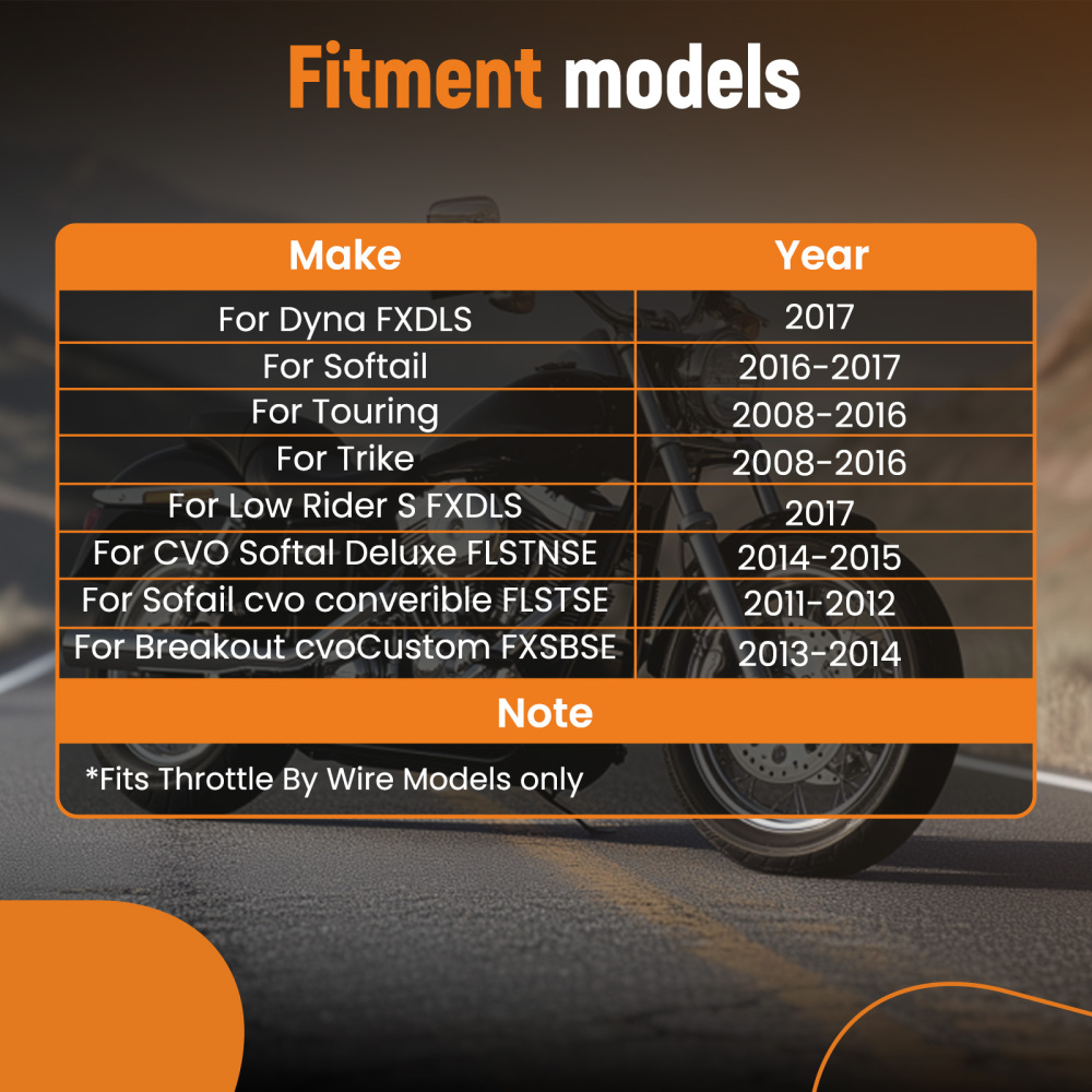 Air Cleaner Intake Filter compatible for Harley Dyna FXDLS Touring 2008-16 Softail C Style