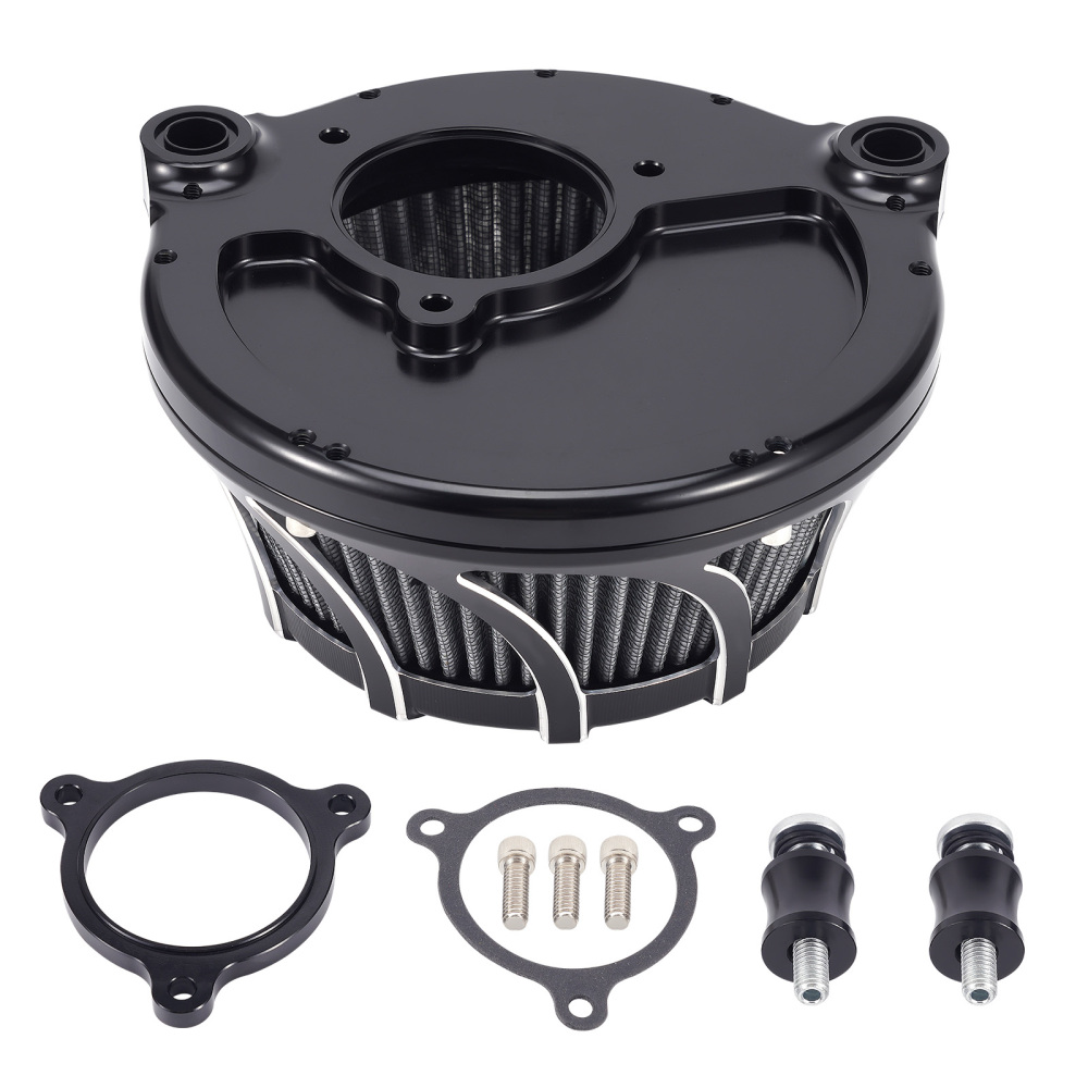 Drift cut air filter intakes compatible for harley touring FLHXS Street Glide FLFB 2017-23