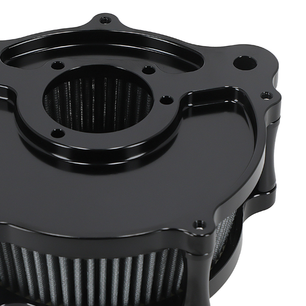 Air Cleaner Filter Intake Kit Chrome compatible for Harley Touring 2000-2017 Road King