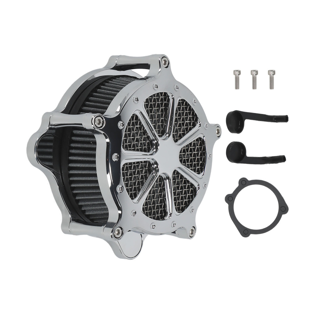 Air Intake Filter Cleaner compatible for Harley Dyna FXR 2000-2017