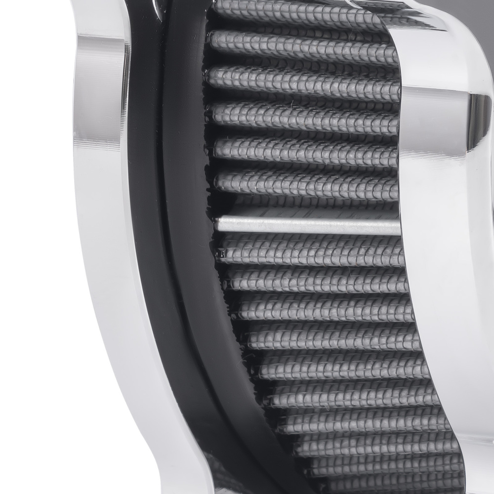 Chrome CNC Air Cleaner Intake Filter System compatible for Harley Touring 2008-16