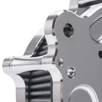 Chrome CNC Air Cleaner Intake Filter System compatible for Harley Touring 2008-16