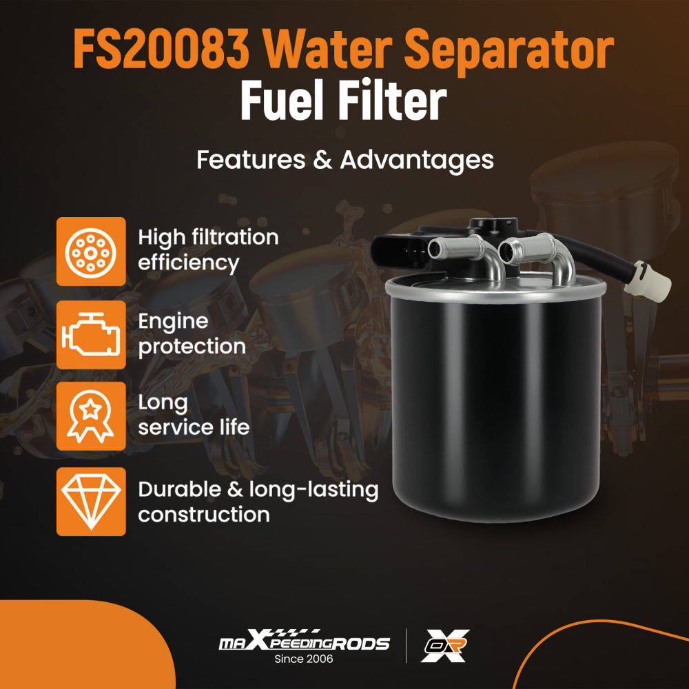 Fuel Filter compatible for Mercedes-Benz C220D C250D E220D BlueTEC A6510902852 A6510902852