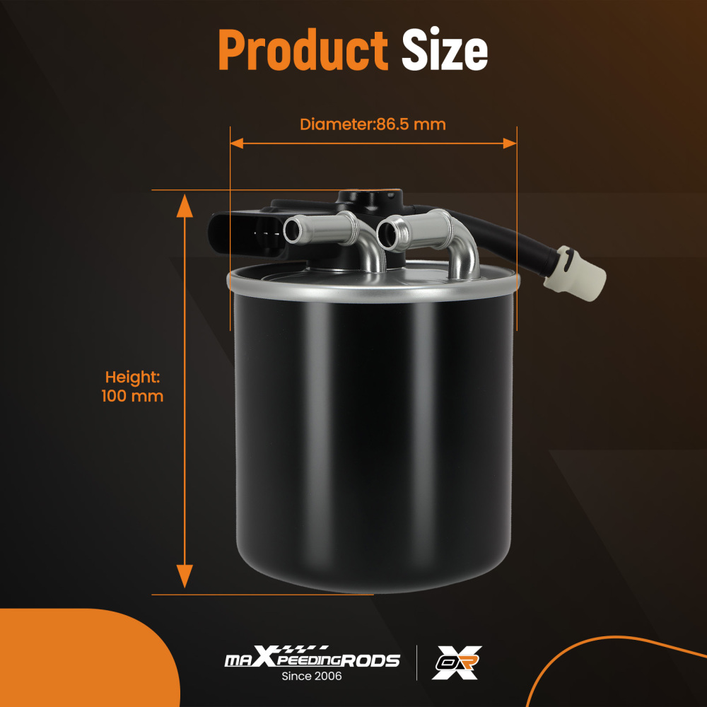 Fuel Filter compatible for Mercedes-Benz C220D C250D E220D BlueTEC A6510902852 A6510902852