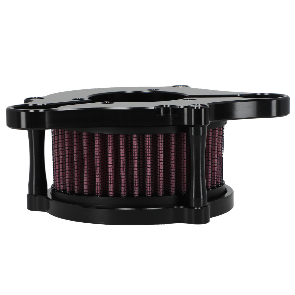 Aluminum Air Cleaner Filter compatible for Harley XL compatible for Sportster 2004-up Red