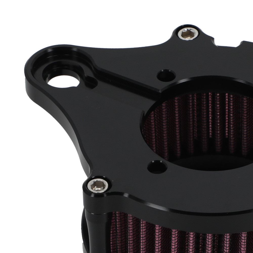 Aluminum Air Cleaner Filter compatible for Harley XL compatible for Sportster 2004-up Red