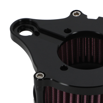 Aluminum Air Cleaner Filter compatible for Harley XL compatible for Sportster 2004-up Red