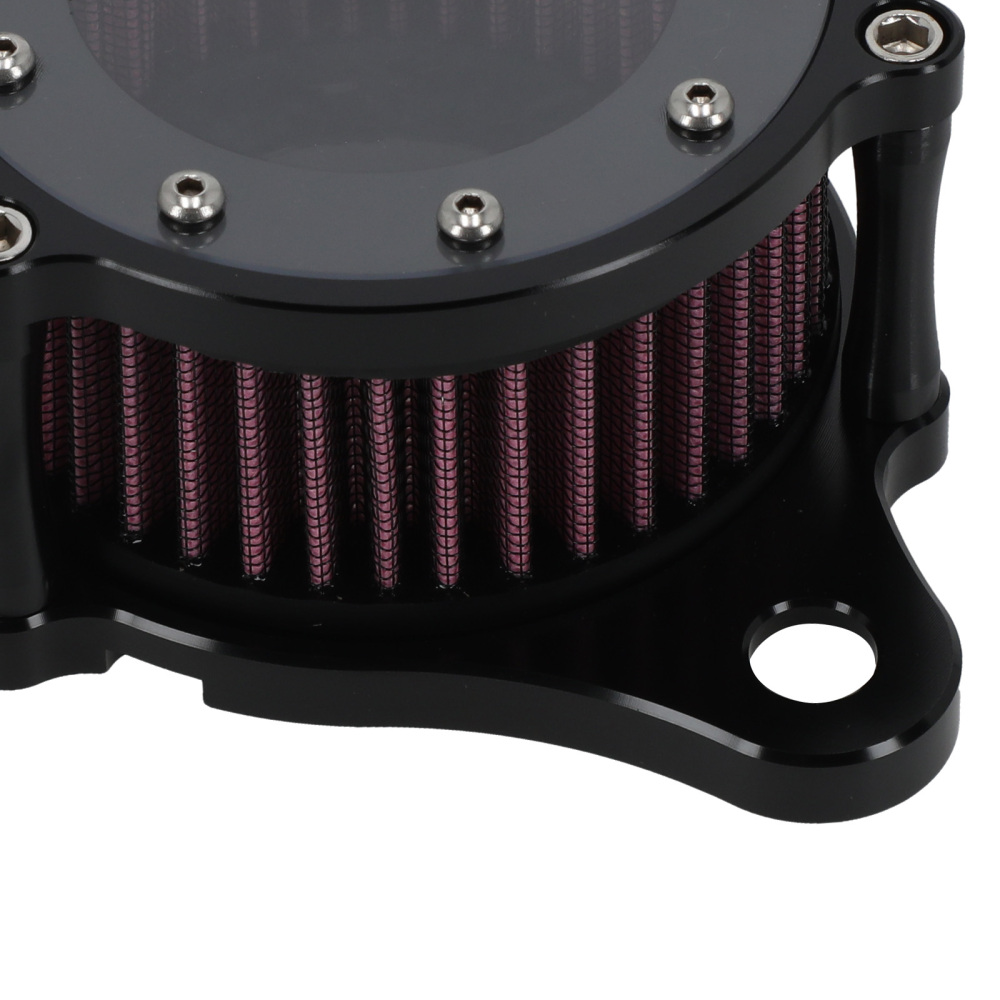 Aluminum Air Cleaner Filter compatible for Harley XL compatible for Sportster 2004-up Red