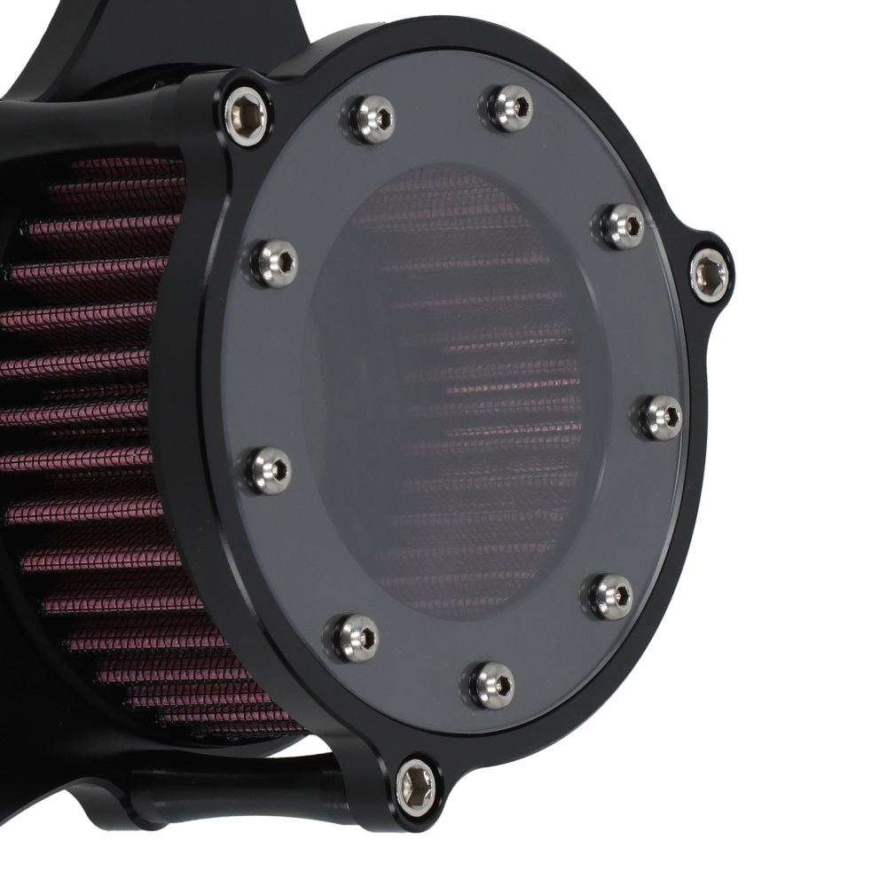 Aluminum Air Cleaner Filter compatible for Harley XL compatible for Sportster 2004-up Red