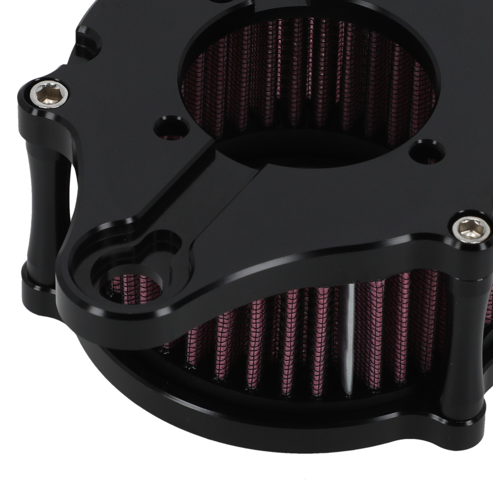 Aluminum Air Cleaner Filter compatible for Harley XL compatible for Sportster 2004-up Red