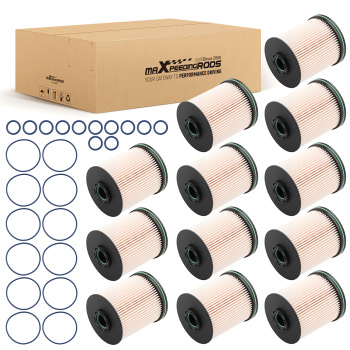 12PCs Fuel Filter Fit 2017-2020 compatible for Chevrolet Silverado GMC Sierra 2500 3500 DIESEL