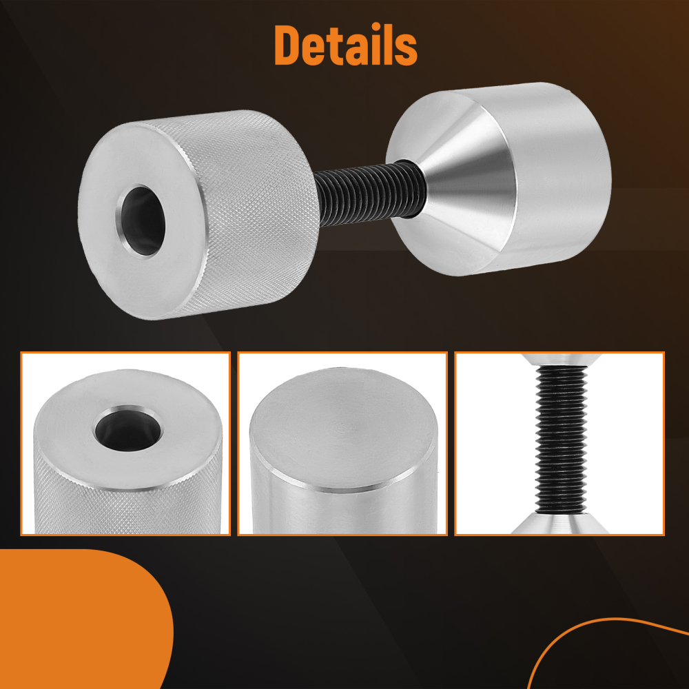 2pcs Flange Two Hole Pin Set Stainless Steel 1-5/8in Diameter 304 1/2-1-1/2