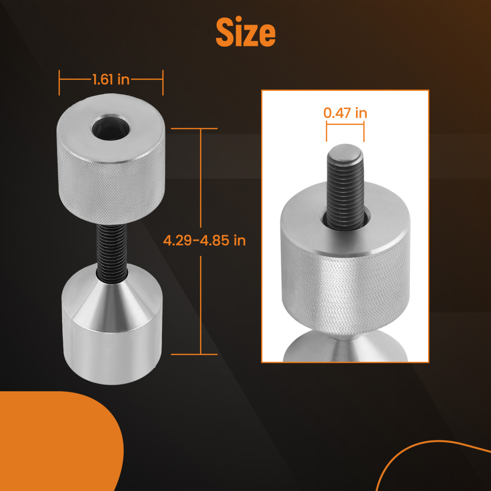 2pcs Flange Two Hole Pin Set Stainless Steel 1-5/8in Diameter 304 1/2-1-1/2