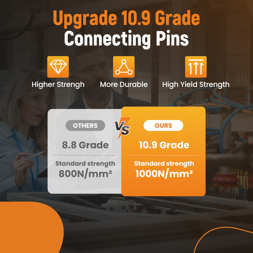 25mm Pins BoltsNuts Set compatible for mini Excavator Attachment Connection