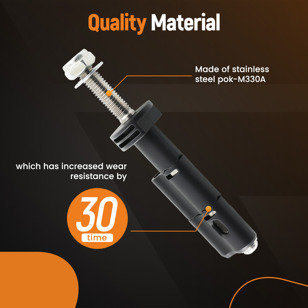 4 Pcs High Strength Mounting Pins for MaxTrax MKII Recovery Board Lockable