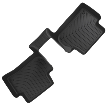 All-Weather Carpet Floor Mats compatible for Audi S4/A4 2017-2023 TPE Rubber Black Car Mat