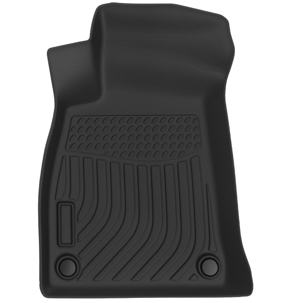 All-Weather Carpet Floor Mats compatible for Audi S4/A4 2017-2023 TPE Rubber Black Car Mat