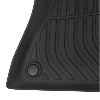 All-Weather Carpet Floor Mats compatible for Audi S4/A4 2017-2023 TPE Rubber Black Car Mat