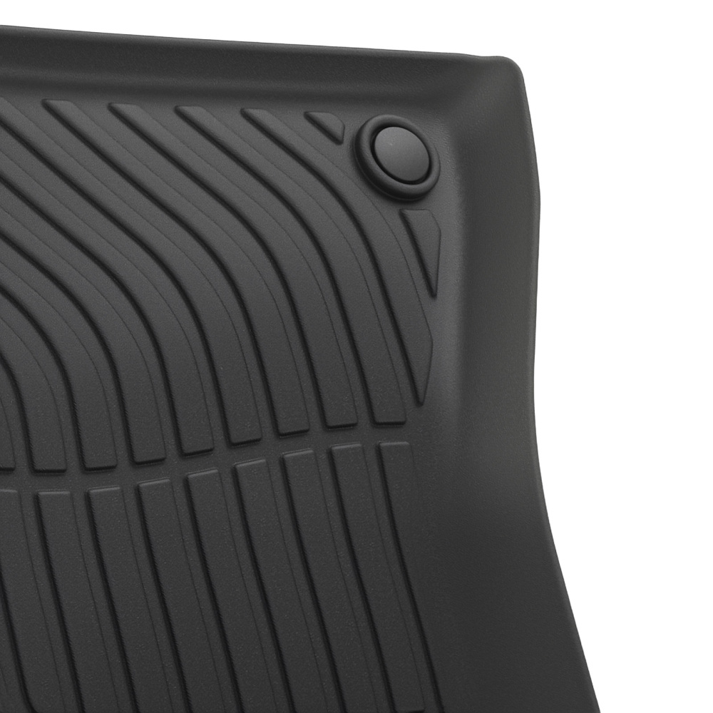 All-Weather Carpet Floor Mats compatible for Audi S4/A4 2017-2023 TPE Rubber Black Car Mat