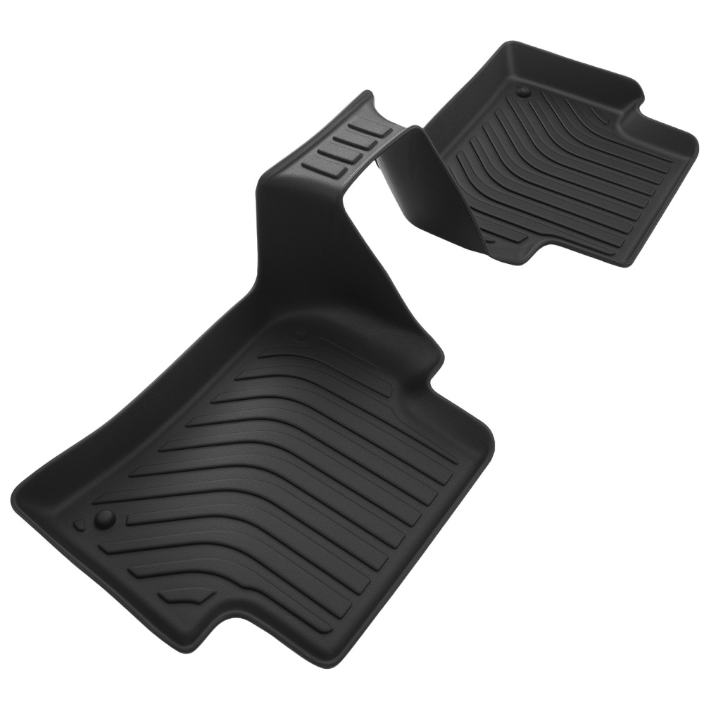 All-Weather Carpet Floor Mats compatible for Audi S4/A4 2017-2023 TPE Rubber Black Car Mat