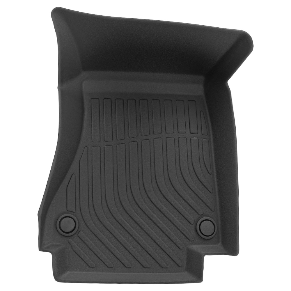 3D Floor Mats compatible for Audi A6/A7/Quattro/RS7/S6/S7 2012-2018 TPE Black Anti-Slip