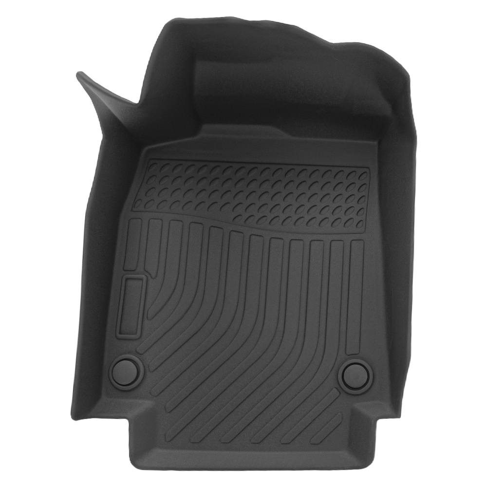 3D Floor Mats compatible for Audi A6/A7/Quattro/RS7/S6/S7 2012-2018 TPE Black Anti-Slip