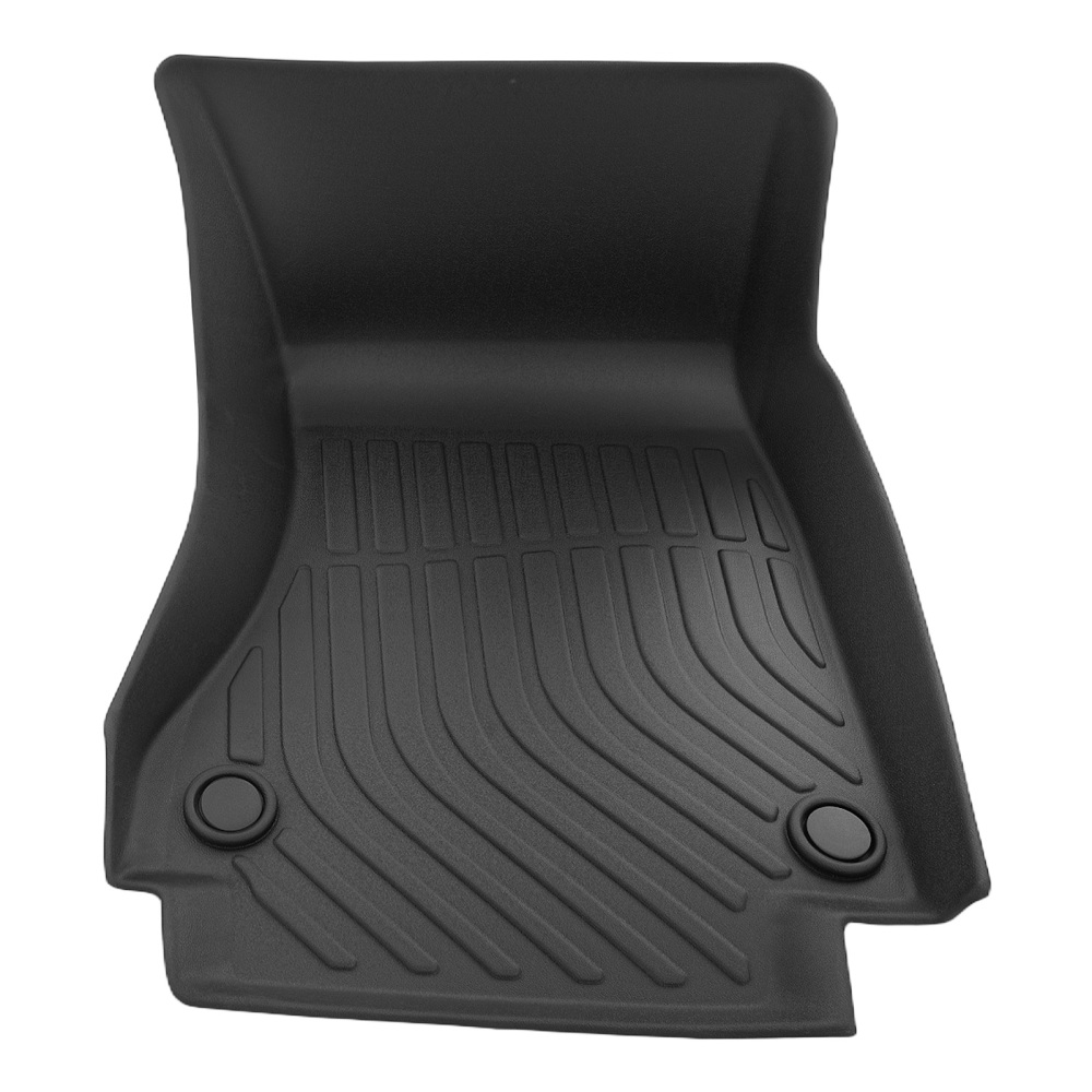 3D Floor Mats compatible for Audi A6/A7/Quattro/RS7/S6/S7 2012-2018 TPE Black Anti-Slip