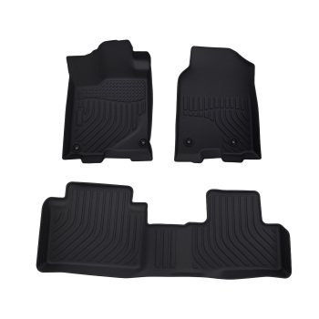 All-Weather Black Floor Mats compatible for Acura RDX 2013-2018 TPE Rubber Anti-Slip
