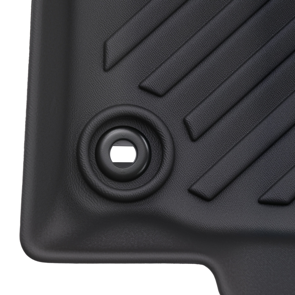 All-Weather Black Floor Mats compatible for Acura RDX 2013-2018 TPE Rubber Anti-Slip