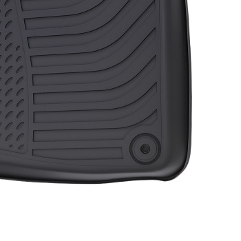 All Weather Floor Mat Set compatible for Audi Q7 2017-2025 TPE Rubber Black Car Carpet