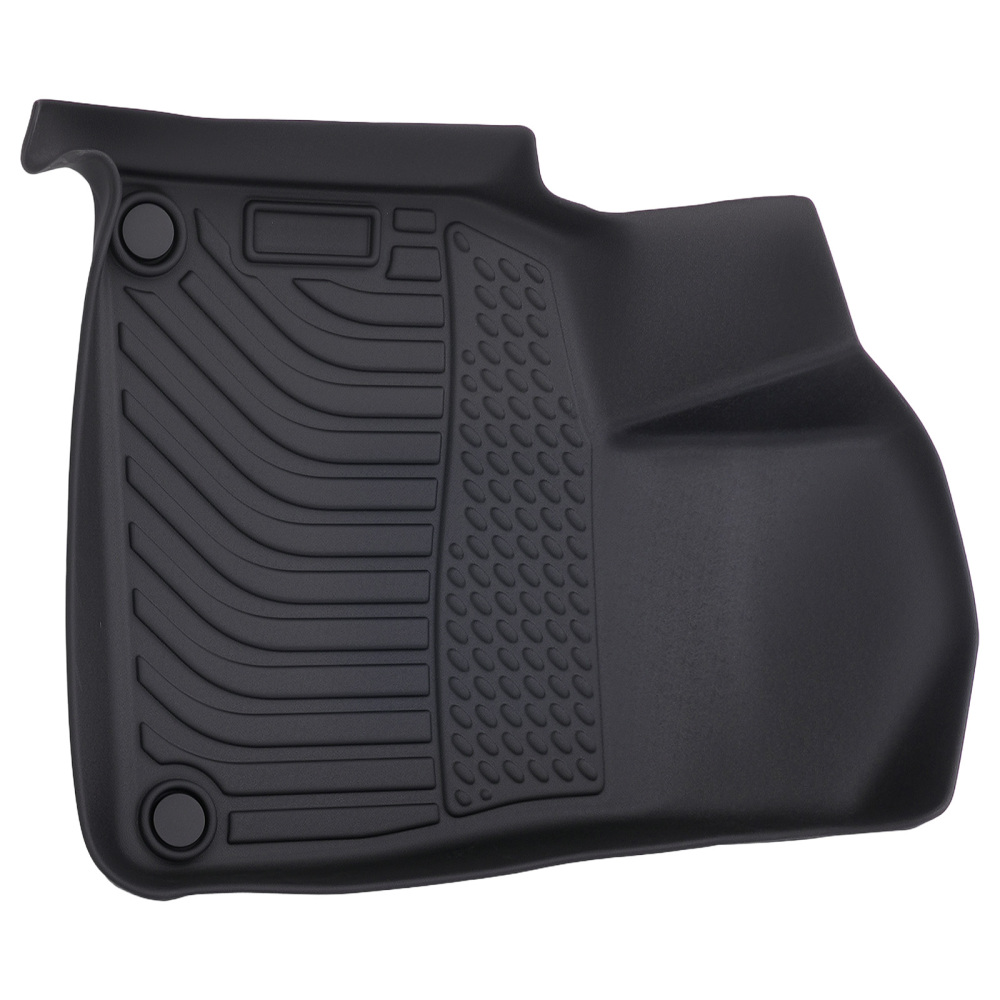 All Weather Floor Mat Set compatible for Audi Q7 2017-2025 TPE Rubber Black Car Carpet