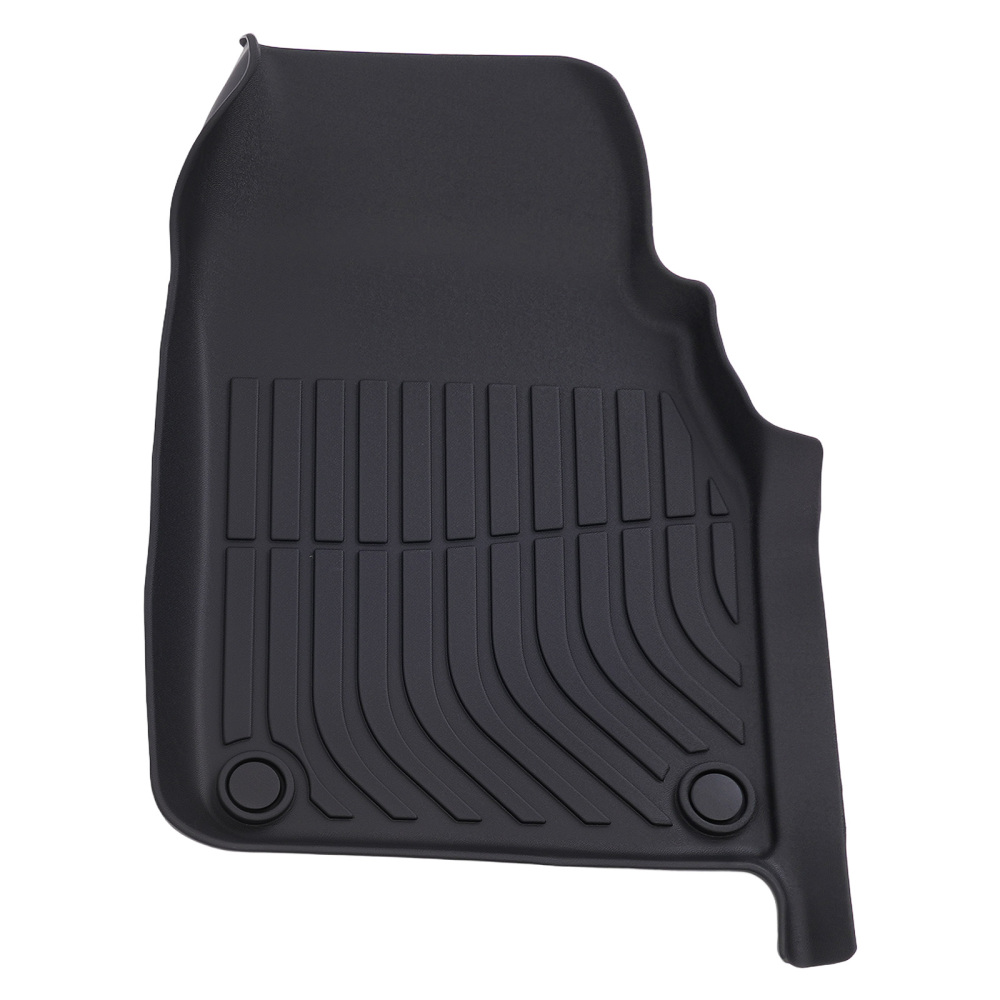 All Weather Floor Mat Set compatible for Audi Q7 2017-2025 TPE Rubber Black Car Carpet