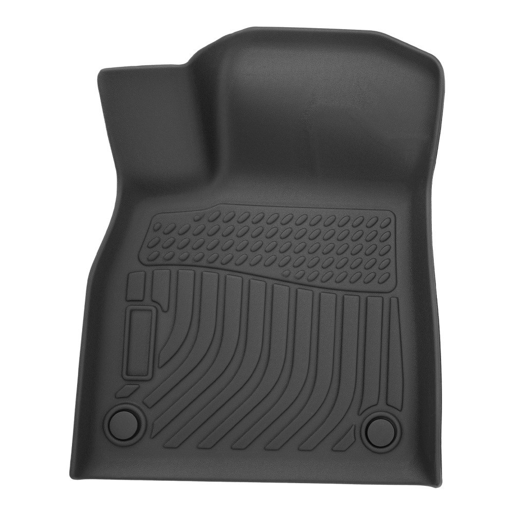All-Weather Black Floor Mats compatible for Audi Q5/SQ5 2018-2023 TPE Rubber Anti-Slip