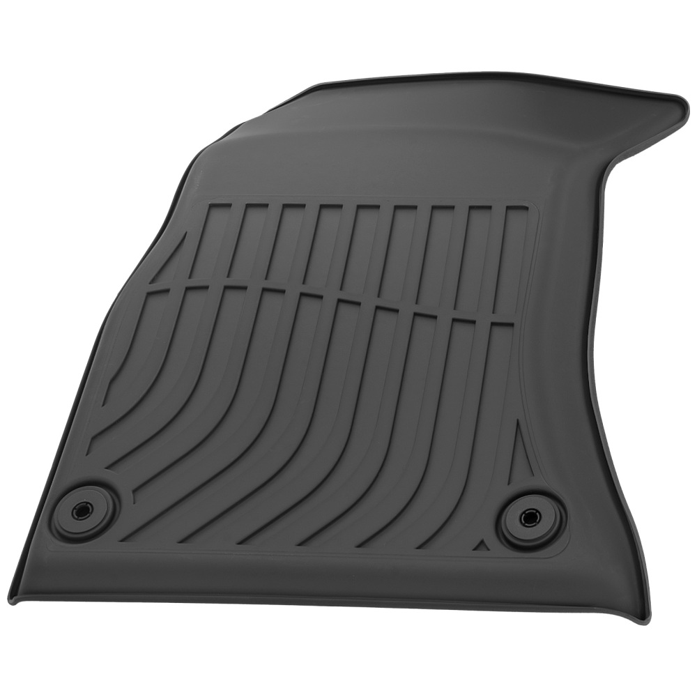 All-Weather Black Floor Mats compatible for Audi Q5/SQ5 2018-2023 TPE Rubber Anti-Slip