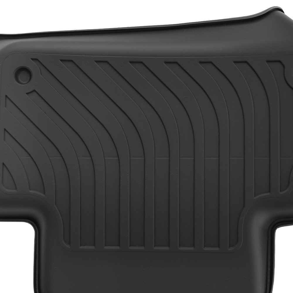 All-Weather Black Floor Mats compatible for Audi Q5/SQ5 2018-2023 TPE Rubber Anti-Slip