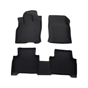 All Weather Black Floor Mat compatible for Audi Q3 2019-2025 TPE Waterproof Car Carpet