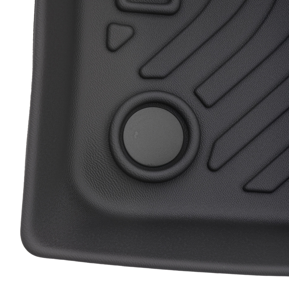 All Weather Black Floor Mat compatible for Audi Q3 2019-2025 TPE Waterproof Car Carpet
