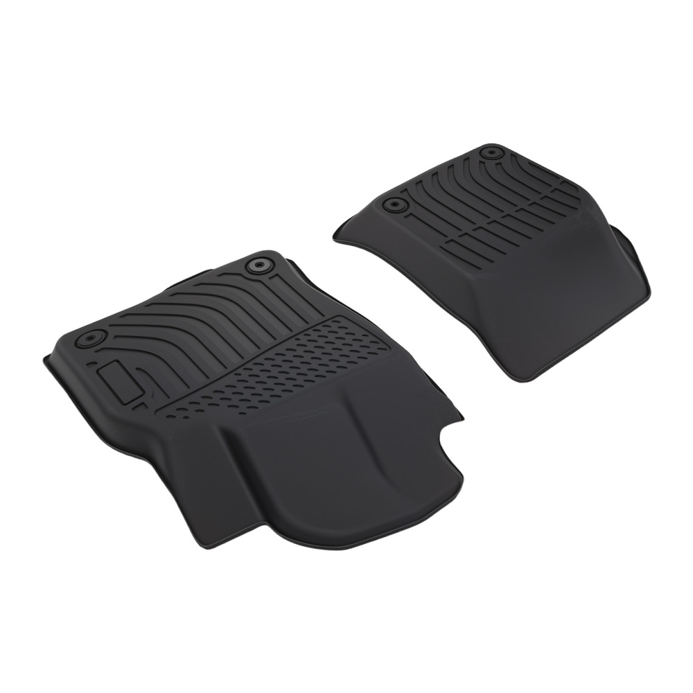 All Weather Black Floor Mat compatible for Audi Q3 2019-2025 TPE Waterproof Car Carpet