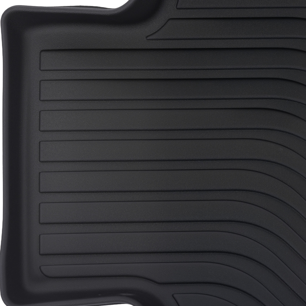 All Weather Black Floor Mat compatible for Audi Q3 2019-2025 TPE Waterproof Car Carpet